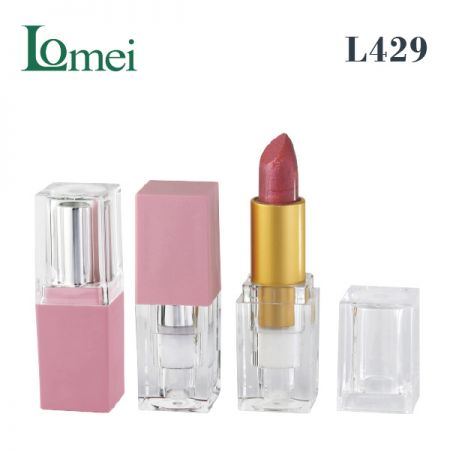 Tubo di Rossetto in Acrilico-L429-3.5g / 3.8g-Confezione del tubo di rossetto