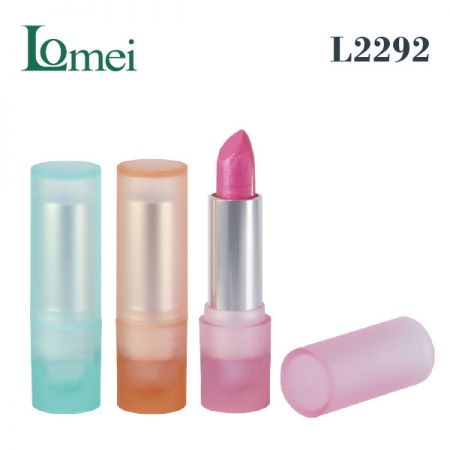 Tubo de lápiz labial de plástico-L2292-3.5 / 3.8g-Paquete de tubo de lápiz labial