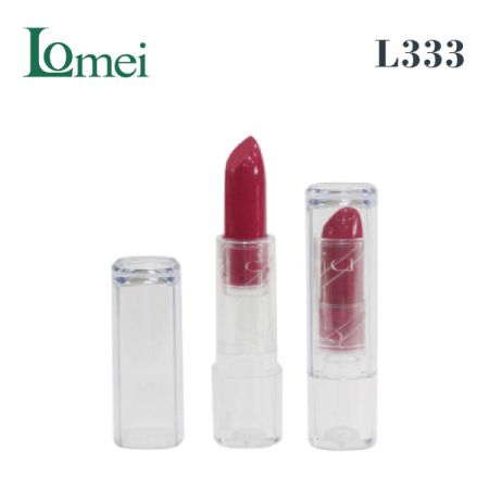 Tube de rouge à lèvres en plastique-L333-3,5g-Emballage de tube de rouge à lèvres