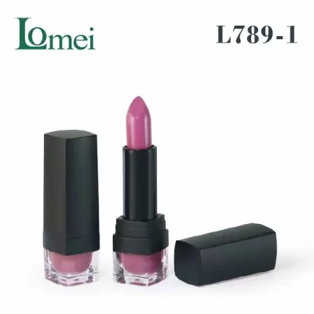 Tubo di rossetto in plastica-L789-1-3.5 / 3.8g-Pacchetto tubo di rossetto