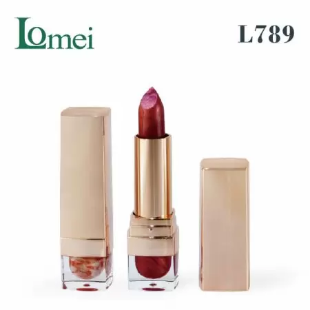 Tubo di rossetto in plastica-L789-3.5 / 3.8g-Pacchetto tubo di rossetto