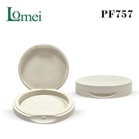 Envase de maquillaje compacto PFP-PF757-9g-Envase de cosméticos libre de plástico