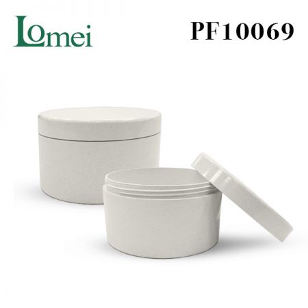 蜜粉盒 PF10069-100g-環保植物纖維-零塑膠PFP化妝品包材