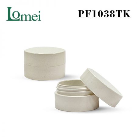 蜜粉盒 PF1038TK-2.5g-環保植物纖維-零塑膠PFP化妝品包材
