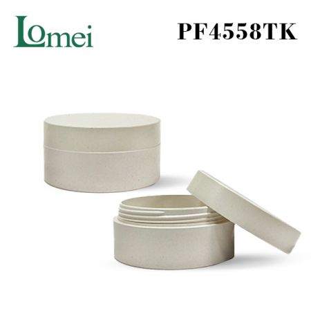 蜜粉盒 PF4558TK-9g-環保植物纖維-零塑膠PFP化妝品包材
