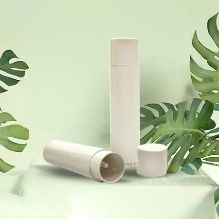 Tubo de lápiz labial de fibra vegetal