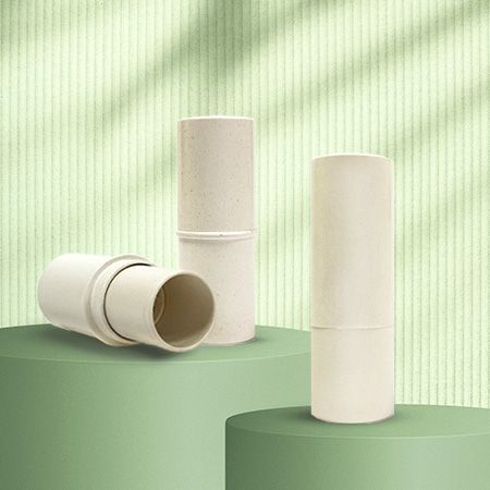 Туба для косметики из растительных волокон - Туба для панстиков из пластикового материала без пластика