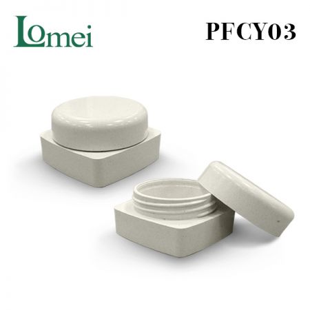 PFP Powder Pot-PFCY03-1.5g-Plastic Free Cosmetics Packaging