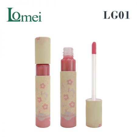 Opakowanie kosmetyczne z papierową tubą do tuszu do rzęs-LG01-8g-Materiał papierowy