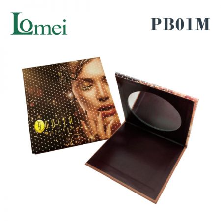 Kağıt kozmetik makyaj kompakt-PB01M-10g-Kağıt Malzemeden Kozmetik Paket