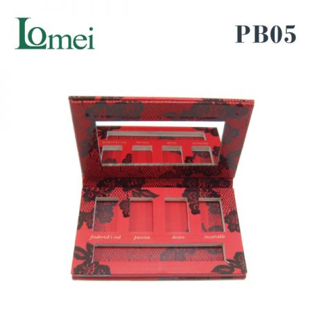 Cosméticos de papel compacto para maquillaje-PB05-2g-Paquete de cosméticos de material de papel