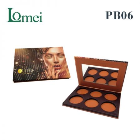 Cosmetici in carta compatto per trucco-PB06-2,5g-Pacchetto cosmetico in materiale cartaceo