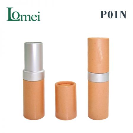 Papierkosmetik Lippenstift Tube-P01N-3,5g / 3,8g-Papiermaterial Kosmetikverpackung