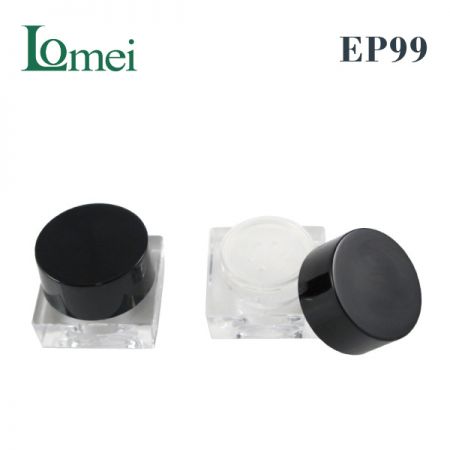Envase de plástico para polvo de sombra de ojos acrílico - EP99-2.3g - Envase cosmético para polvo de sombra de ojos