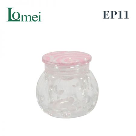 Pot de poudre de fard à paupières en plastique - EP11-1g-Pot de poudre de fard à paupières pour emballage cosmétique