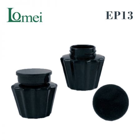 Pot de poudre de fard à paupières en plastique - EP13-0,8g-Pot de poudre de fard à paupières pour emballage cosmétique