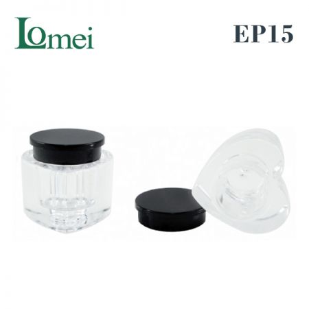 Plastic Eyeshadow Powder Pot - EP15-1g-Eyeshadow Powder Pot Cosmetic Packaging
