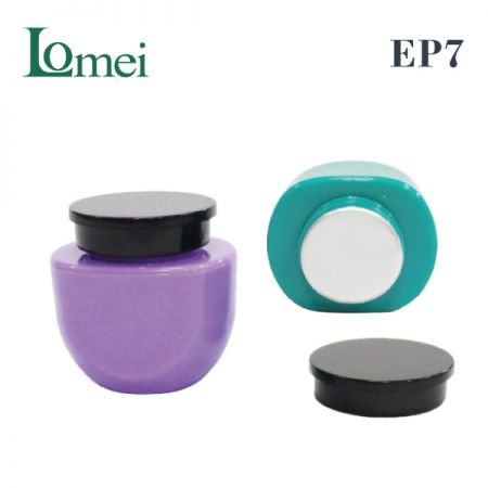 Pot de poudre de fard à paupières en plastique - EP7-3,5g-Pot de poudre de fard à paupières pour emballage cosmétique