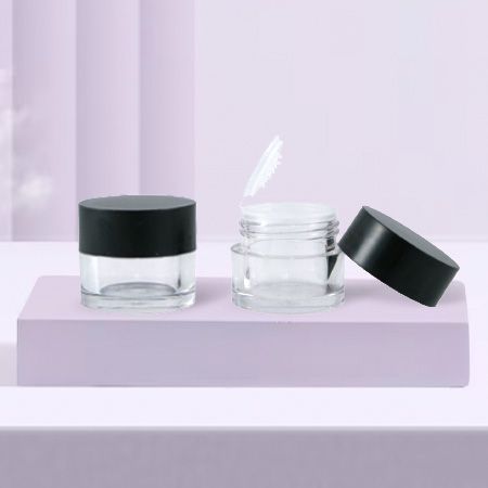 Plastic Eyeshadow Powder Pot - Plastic Material Eyeshadow Powder Pot