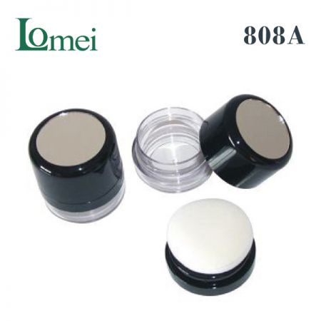 Pot de poudre pour houppette - 808A-2,4g - Emballage cosmétique en pot