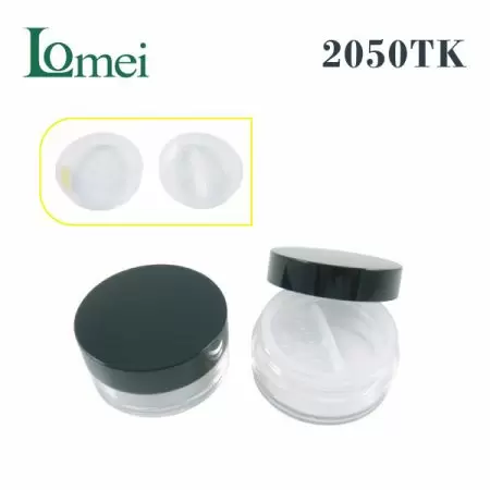 Tarro de plástico para polvo de cosméticos - Paquete de tarro de polvo 2050TK-5g