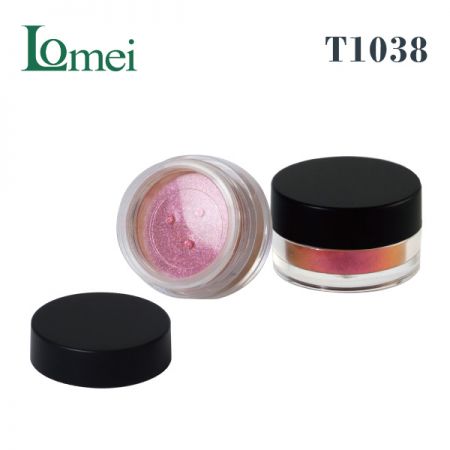 Tarro de plástico para cosméticos - T1038-2.5g - Paquete de tarro de polvo