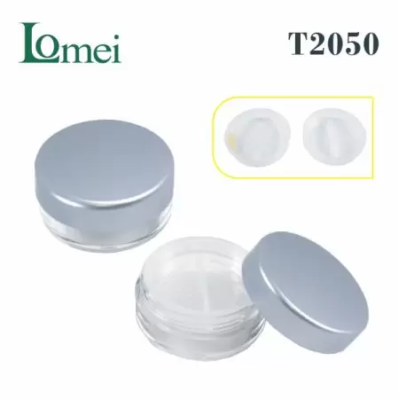 Műanyag kozmetikai poros üveg - T2050-5g-poros üveg csomagolás
