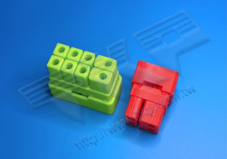 オスプラスチックハウジング XT90 2PIN~8PIN ドローン 防水 無耳 ダブルロウ コネクタ リードフリー RoHS REACH