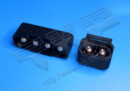 オスソケット AS250 2PIN~8PIN ドローン 防水 フック付き シングルロウ コネクタ ワイヤー対ワイヤーコネクタ リードフリー RoHS REACH