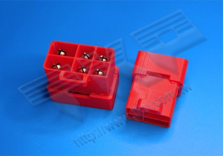 メスハウジング XT90 2PIN~8PIN ドローン 防水 耳あり ダブルロウ コネクタ 線対線コネクタ リードフリー RoHS REACH