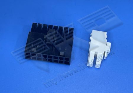 Housing Pria 3.50mm (.138 ") Pitch Dual Row Kawat Arus Tinggi ke Papan Konektor Alternatif Dengan Molex - MOLEX