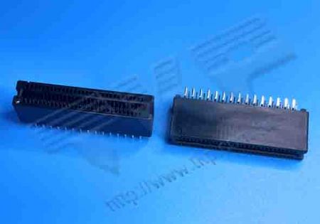 หัวผู้ชาย 180° ขนาด 1.27 มม. (.05") ประเภทขอบการ์ด PCB - CHIN-BAN-HED-XX