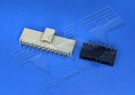 HEADER 2.50mm (.098") PITCH แบบแถวเดียวตรง 180° DIP - MOLEX