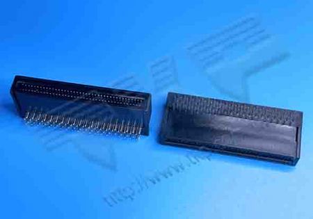 หัวผู้ชาย 90° ขนาด 1.27 มม. (.05") แบบขอบการ์ด PCB - CHIN-BAN-HER-XX