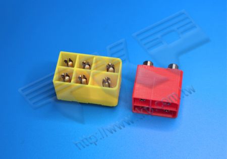 公用ソケット XT90 2PIN~8PIN ドローン 防水 カードフックなし ダブル列 コネクタ ワイヤー対ワイヤーコネクタ リードフリー RoHS REACH
