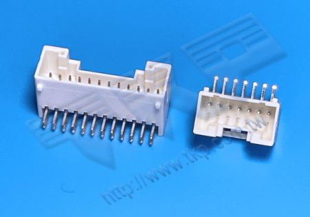 ส่วนหัว 2.00 มม. (.079 ") Pitch Dual Row Dip 90 ° Cross ไปยัง JST Series - PUD-JST