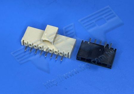 HEADER 2.50mm (.098") PITCH แบบแถวเดียวตรง 180° DIP - MOLEX