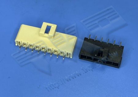 HEADER WANITA 3.50mm (.138") PITCH Tegangan Tinggi 180° DIP Cocok dengan H35M1R Seri Perumahan - MOLEX