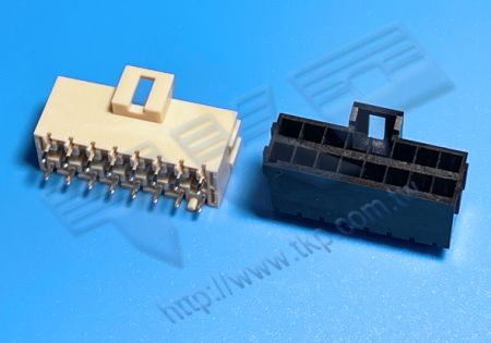 HEADER WANITA 3.50mm (.138") PITCH Tegangan Tinggi Dual ROW 180° DIP Cocok dengan H35M1R Seri Perumahan - MOLEX