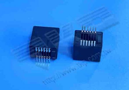 หัวชาย 180° ขนาด 1.27 มม. (.05") แบบไม่มีขา, แบบขอบ PCB - CHIN-BAN-HES-XX