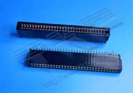 หัวชาย 180° 1.27mm (.05") ประเภทพื้นฐาน, ประเภทขอบการ์ด PCB - CHIN-BAN-SB-XXD