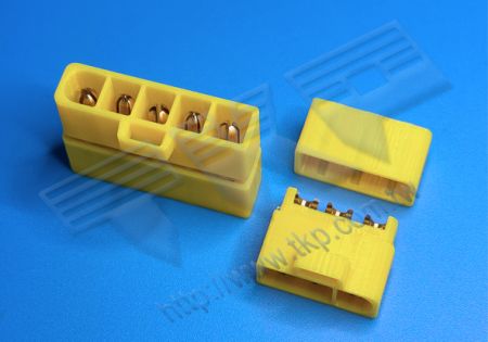 メスコネクタ XT60 2PIN~8PIN ドローン 防水 耳付き 単列 コネクタ ワイヤー対ワイヤーコネクタ リードフリー RoHS REACH