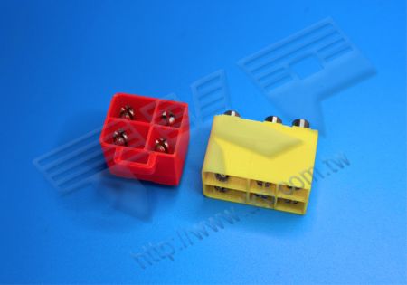 公座 XT90 2PIN~8PIN ドローン 防水 カードフック付き ダブルロウ コネクタ 線対線コネクタ リードフリー RoHS REACH