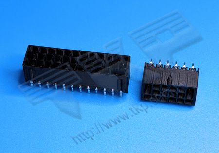 公座 3.00mm (.118") 間距 三排 立式 DIP 180° 線對板連接器 Lead-Free RoHS REACH