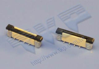 PFPC10K4I-XXSMT-01 - FFC/FPC Connector, 90° Surface Mount, Dual Contact Style,