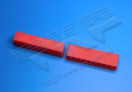 ショートキャップ 5.00mm (.197") ピッチ デュアルロウ H=12.8MM 閉口 プラスチック一体型 ショートブロック ジャンパーキャップ リードフリー RoHS REACH
