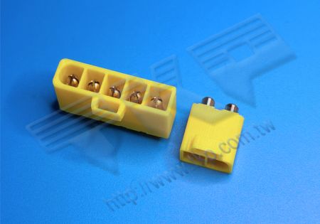 公座 XT60 2PIN~8PIN ドローン 防水 有カギ 単列 コネクタ ワイヤー対ワイヤーコネクタ リードフリー RoHS REACH