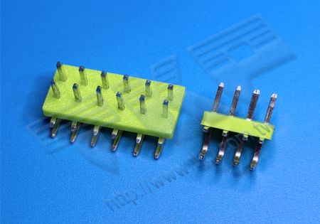 Pitch 3.96mm (.156") Header Jantan, DIP Horizontal (Sudut Kanan) 90°, Tanpa Dinding Belakang Polarizing, Header Pin, Dua Baris, Konektor Wire-to-Board, Bebas Timbal Mematuhi RoHS REACH - 5272-MOLEX