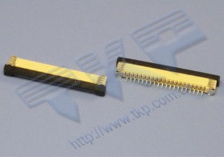 PFPC10K3L-XXSMT-ZL - FFC/FPC konektor, 90° povrchová montáž, spodný kontaktový štýl,