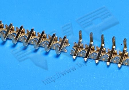 連續端子 1.27mm (.050") 方針 0.46mm(0.18")